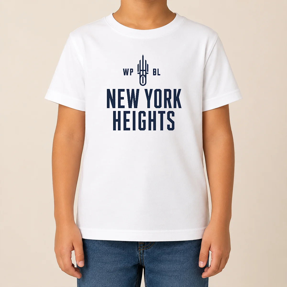 Hot Top New York Heights WPBL Logo Kids T Shirt Hot Top New York Heights WPBL Logo Kids T-Shirt