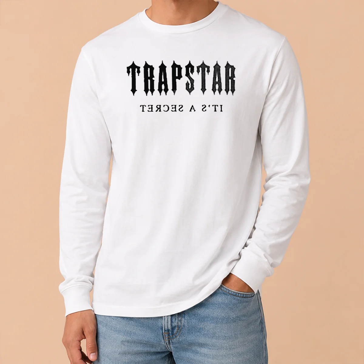 Hot Trapstar Chenille Decoded Long Sleeve Shirt Hot Trapstar Chenille Decoded Long Sleeve Shirt