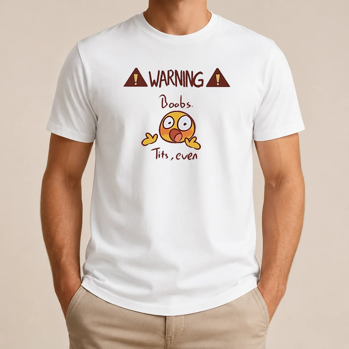 Hot Warning Boobs Tits Even Shocked Shirt Hot Warning Boobs Tits Even Shocked Shirt