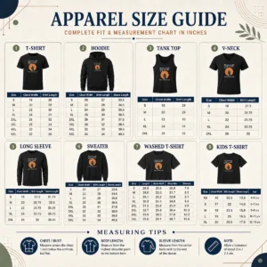 Size chart for Nice If You'Re Cold They'Re Cold Smoke Them Inside with measurements in inches and cm