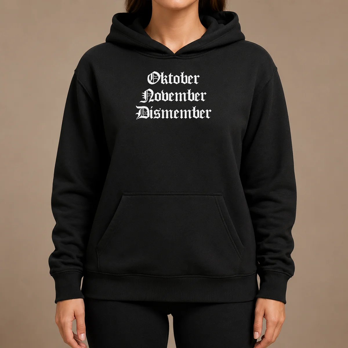 Nice Oktober November Dismember Gothic Dark Hoodie Nice Oktober November Dismember Gothic Dark Hoodie