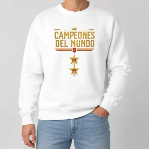 Nice Original Spain World Champions 2026 2 Stars Sweater