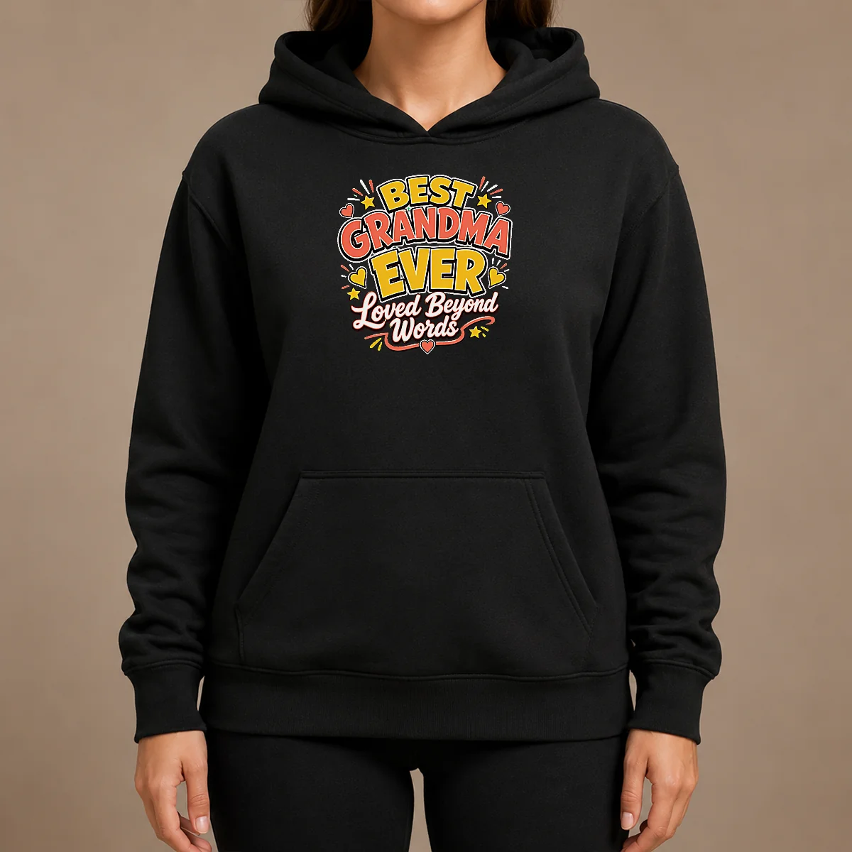 Nice Premium Grandparents Day Best Grandma Ever Cartoon Hoodie Nice Premium Grandparents Day Best Grandma Ever Cartoon Hoodie