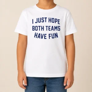 Nice Pretty Post Malone I Just Hope Both Teams Have Fun Kids T-Shirt