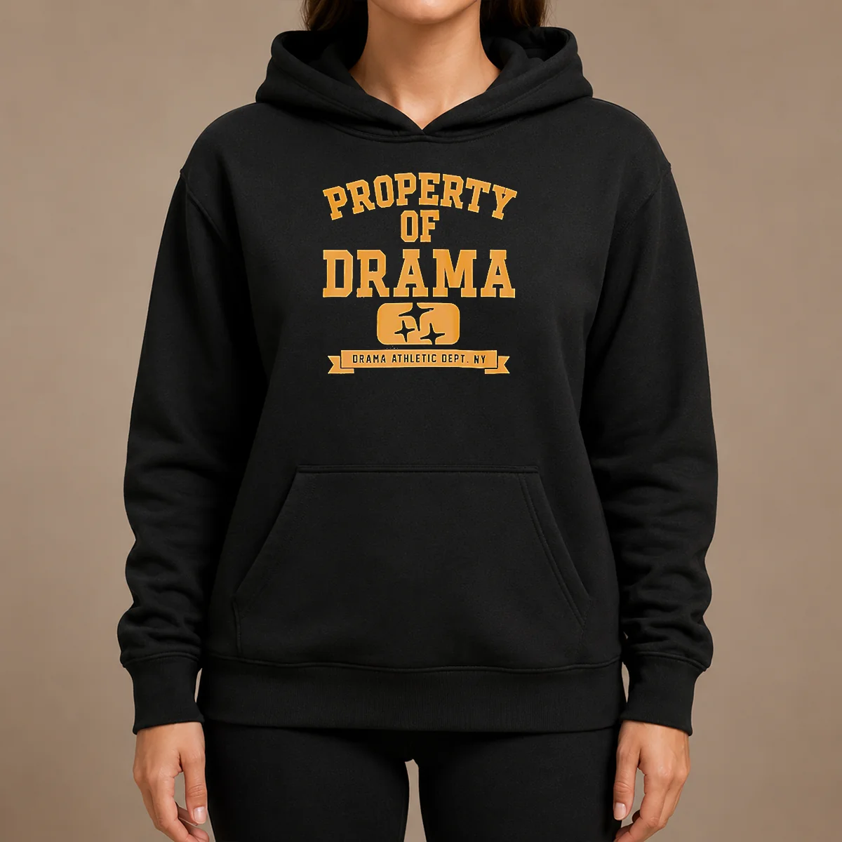 Nice Property Of Drama Athletic Dept NY Hoodie Nice Property Of Drama Athletic Dept NY Hoodie