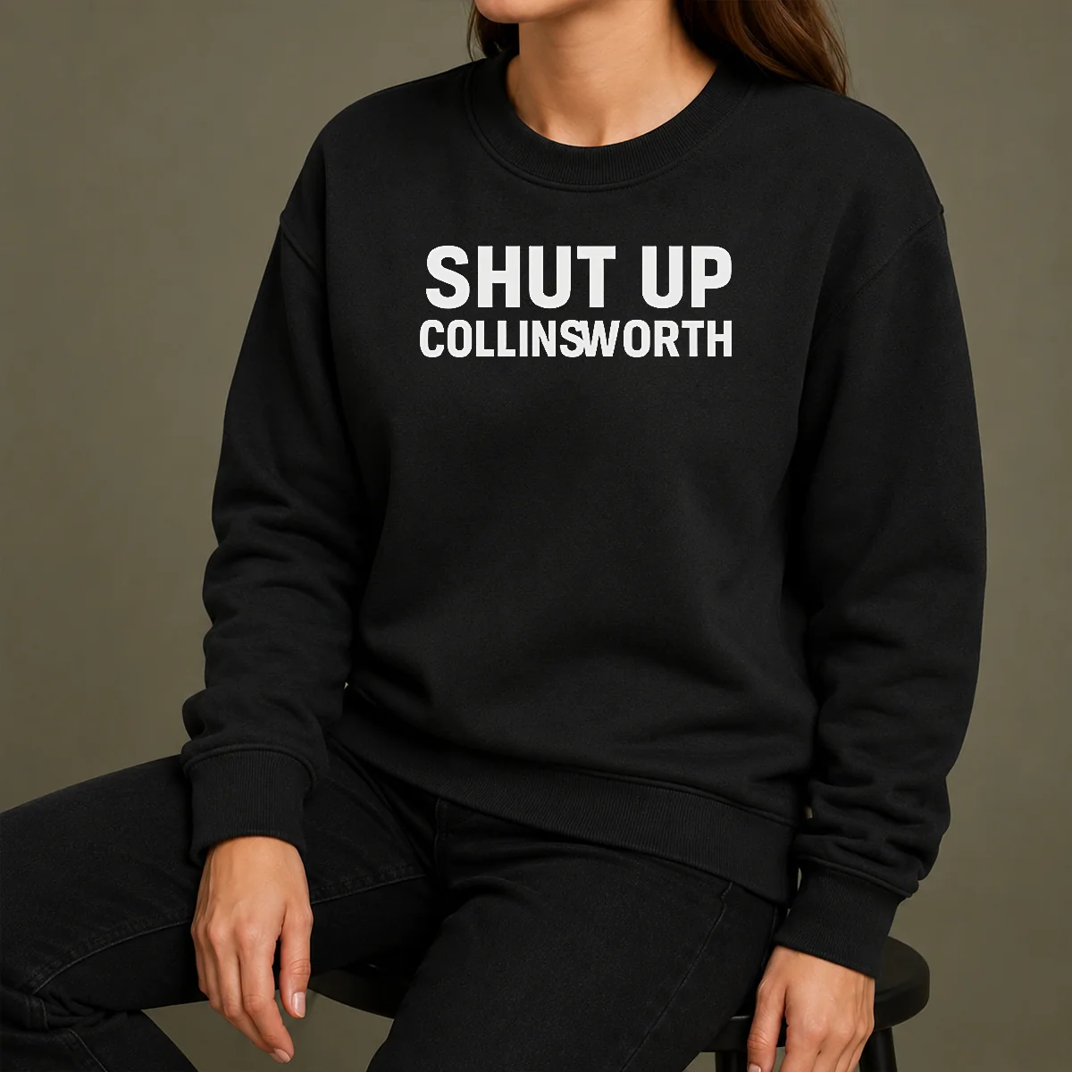 Nice Shut Up Collinsworth NFL Football Broadcaster Sweater Nice Shut Up Collinsworth NFL Football Broadcaster Sweater