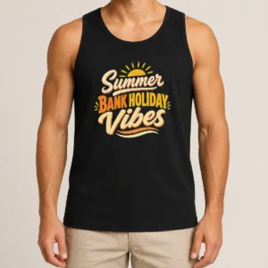 Nice Summer Bank Holiday Cozy Typography Family Gatheri Tank Top