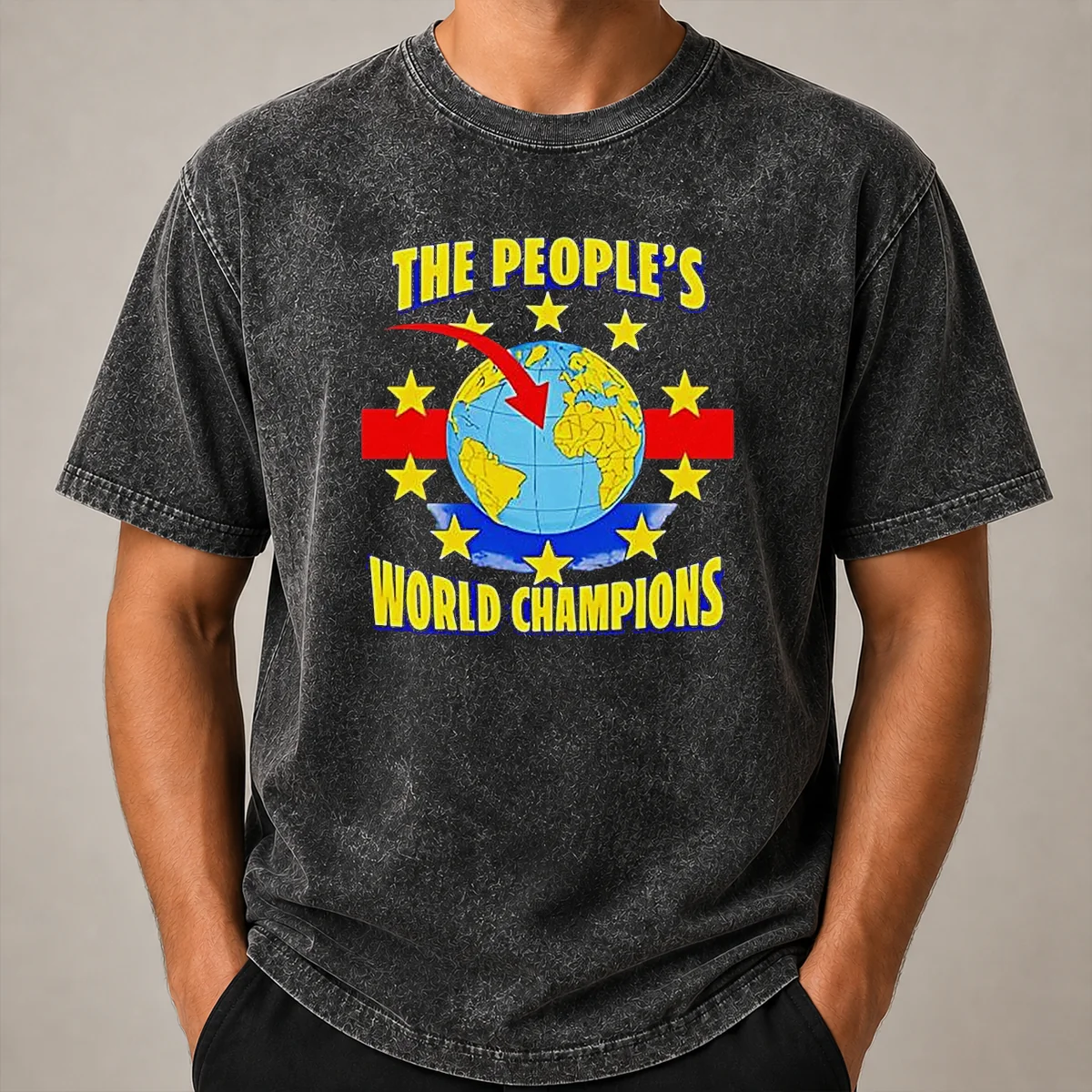 Nice The People'S World Champion Washed T Shirt Nice The People'S World Champion Washed T-Shirt