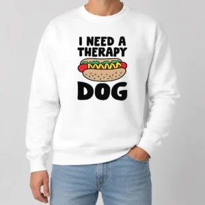 Nice Therapy Dog Ivory Sweater