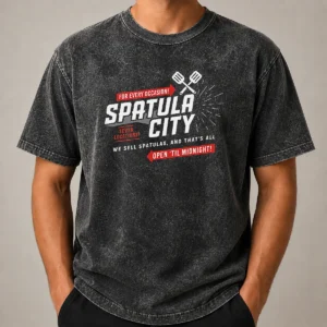 Official Awesome Spatula City Classic Washed T-Shirt