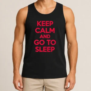 Official Keep Calm And Go To Sleep Tank Top