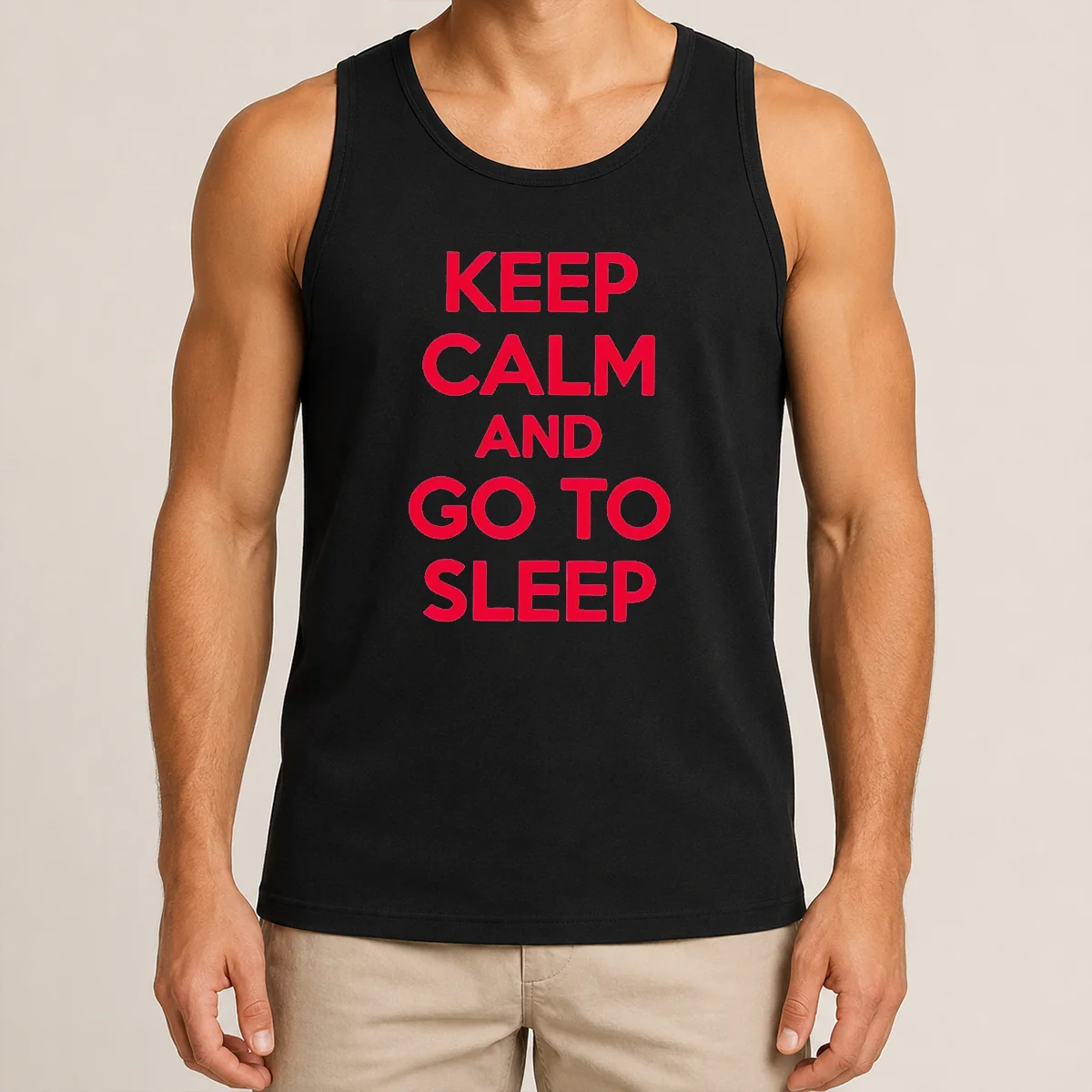 Official Keep Calm And Go To Sleep Tank Top Official Keep Calm And Go To Sleep Tank Top