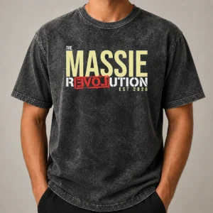 Official The Massie Revolution Est 2026 Political Movement Washed T-Shirt