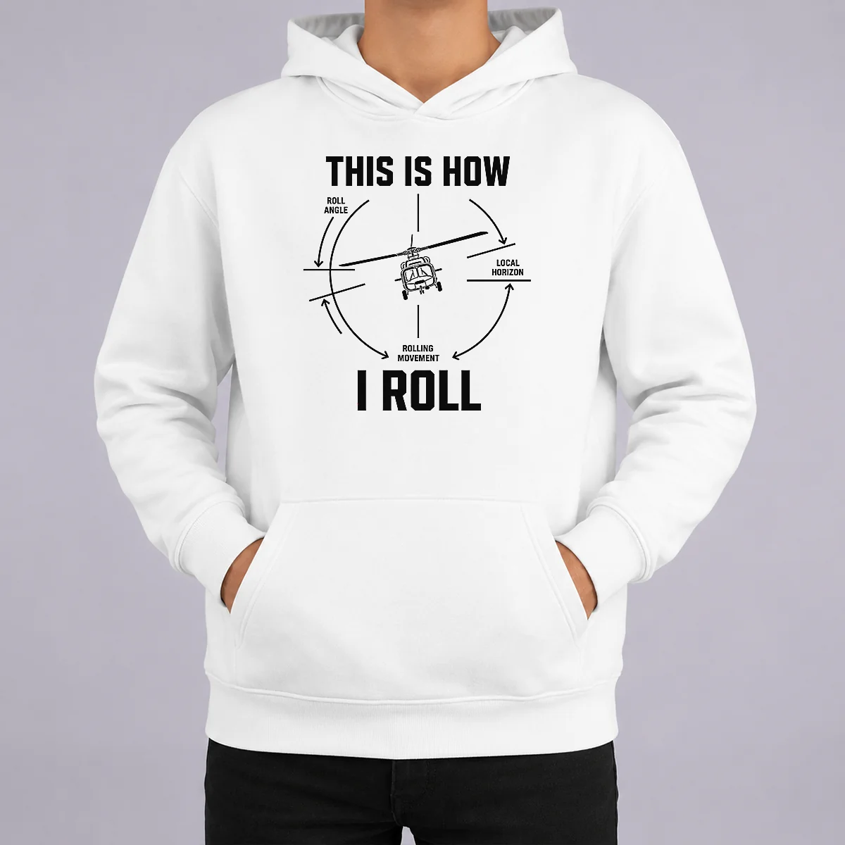 Official This Is How I Roll Funny Helicopter Hoodie Official This Is How I Roll Funny Helicopter Hoodie