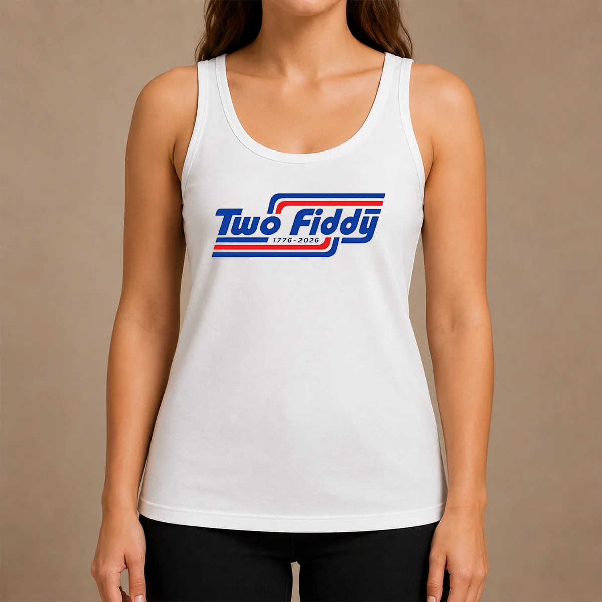 Official Two Fiddy 1776 2026 Patriotic USA Independence Day Tank Top Official Two Fiddy 1776 2026 Patriotic USA Independence Day Tank Top