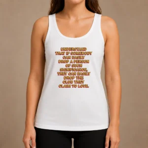 Official Understand That If Somebody Can Easily Drop A Person They Can Drop The Club Tank Top