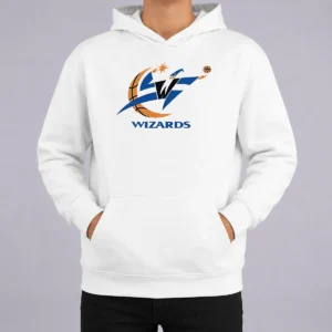 Original Classic Washington Wizards Basketball Team W Logo Hoodie