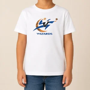 Original Classic Washington Wizards Basketball Team W Logo Kids T-Shirt