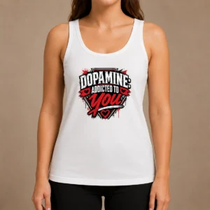 Original Dopamine Addicted To You Streetwear Typography Tank Top