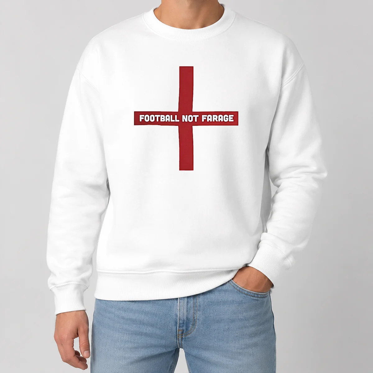 Original Funny Football Not Farage England St George'S Cross Sweater Original Funny Football Not Farage England St George'S Cross Sweater