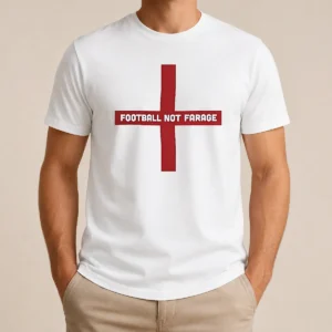 Original Funny Football Not Farage England St George'S Cross