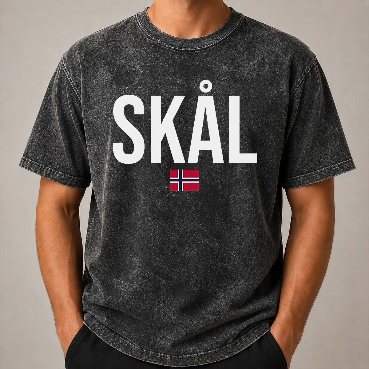 Original Hot Skal Norwegian Phrase Saying Gift Cheers In Norway Washed T Shirt Original Hot Skal Norwegian Phrase Saying Gift Cheers In Norway Washed T Shirt in soft cotton fabric