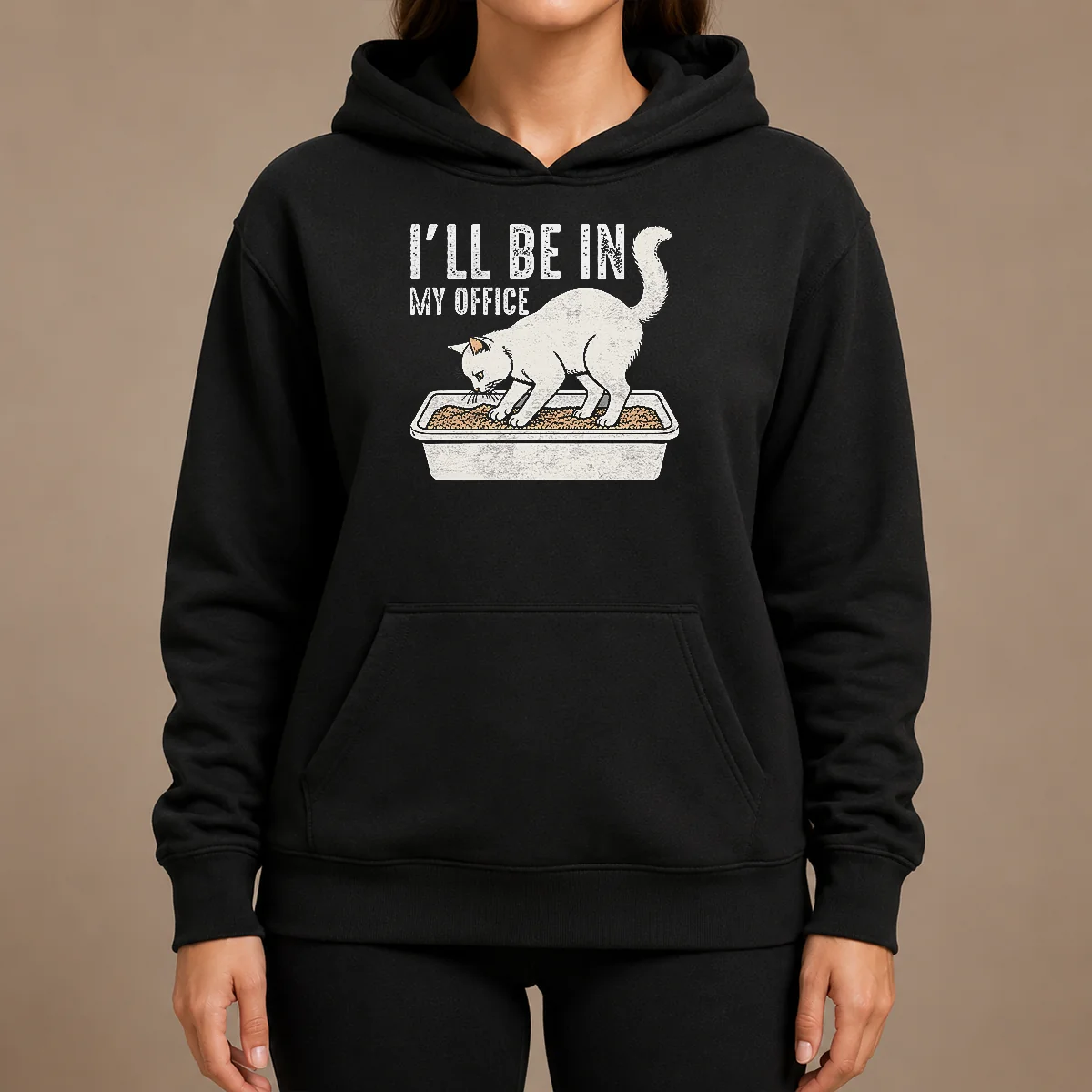Original I Will Be In My Office Funny Cat Meme Litter Box Hoodie Original I Will Be In My Office Funny Cat Meme Litter Box Hoodie