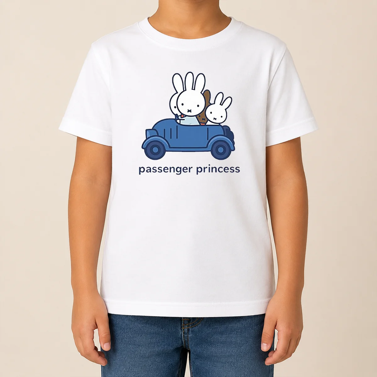 Original Miffy Passenger Princess Bunny Cute Rabbit Kids T Shirt Original Miffy Passenger Princess Bunny Cute Rabbit Kids T-Shirt