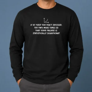 Original Statistically Significant Failure Funny Geek Long Sleeve Shirt