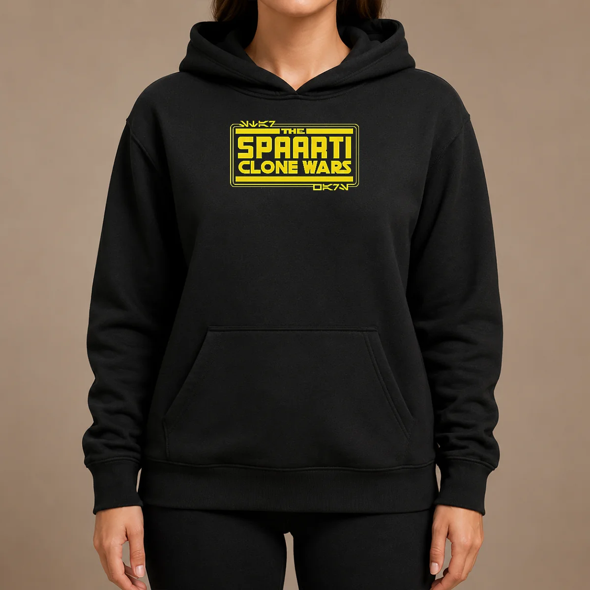 Original The Spaarti Clone Wars Sci Fi Hoodie Original The Spaarti Clone Wars Sci Fi Hoodie featuring a comfortable pullover design with front pocket and adjustable hood