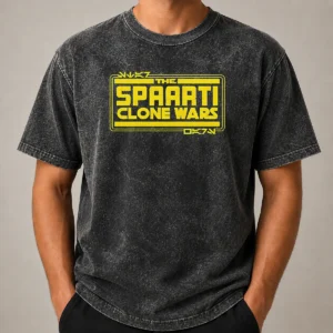 Original The Spaarti Clone Wars Sci Fi Washed T-Shirt