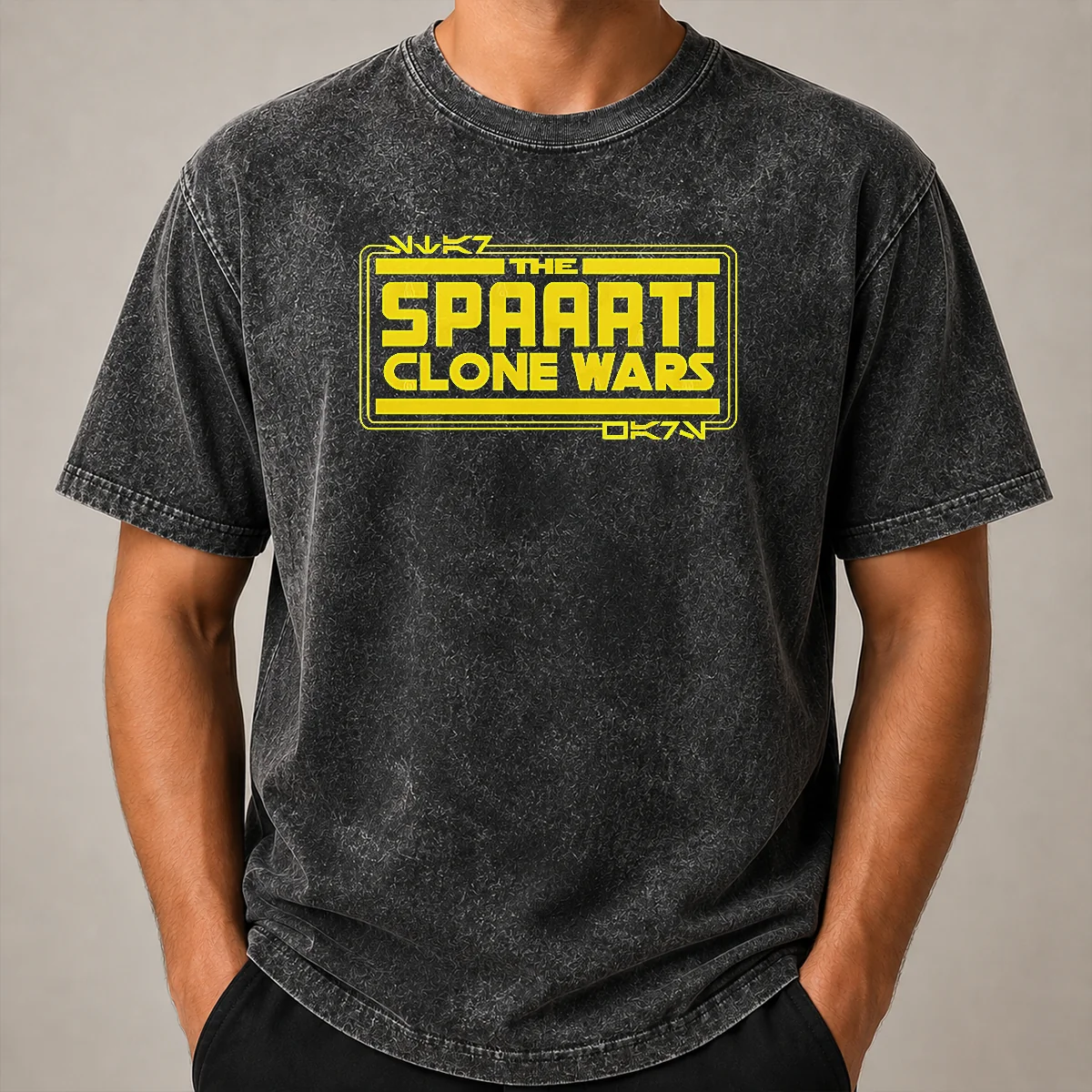Original The Spaarti Clone Wars Sci Fi Washed T Shirt Original The Spaarti Clone Wars Sci Fi Washed T-Shirt
