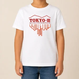 Original Tokyo III Angel Intercept And Defense Specialized Fortress City Kids T-Shirt