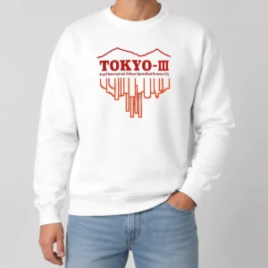 Original Tokyo III Angel Intercept And Defense Specialized Fortress City Sweater