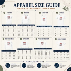 Size chart for Original Twinkle Twinkle Little Bitch Go Ahead Keep Talking Shit Wish Upon A Star Quote with measurements in inches and cm
