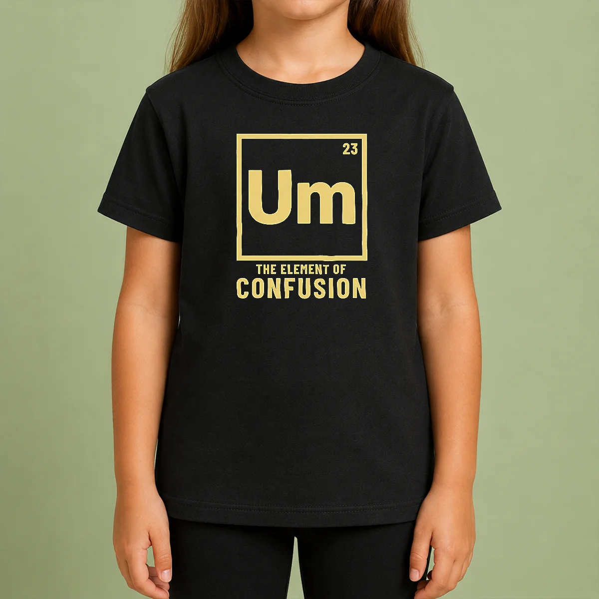 Original Um The Element Of Confusion Periodic Table Kids T Shirt Original Um The Element Of Confusion Periodic Table Kids T-Shirt