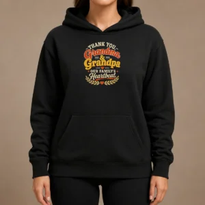 Premium Good Grandparents Day Family Love Vintage Grandchildren Hoodie