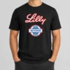 Premium Lilly Retired t shirt in white, featuring a classic crew neck and short sleeves