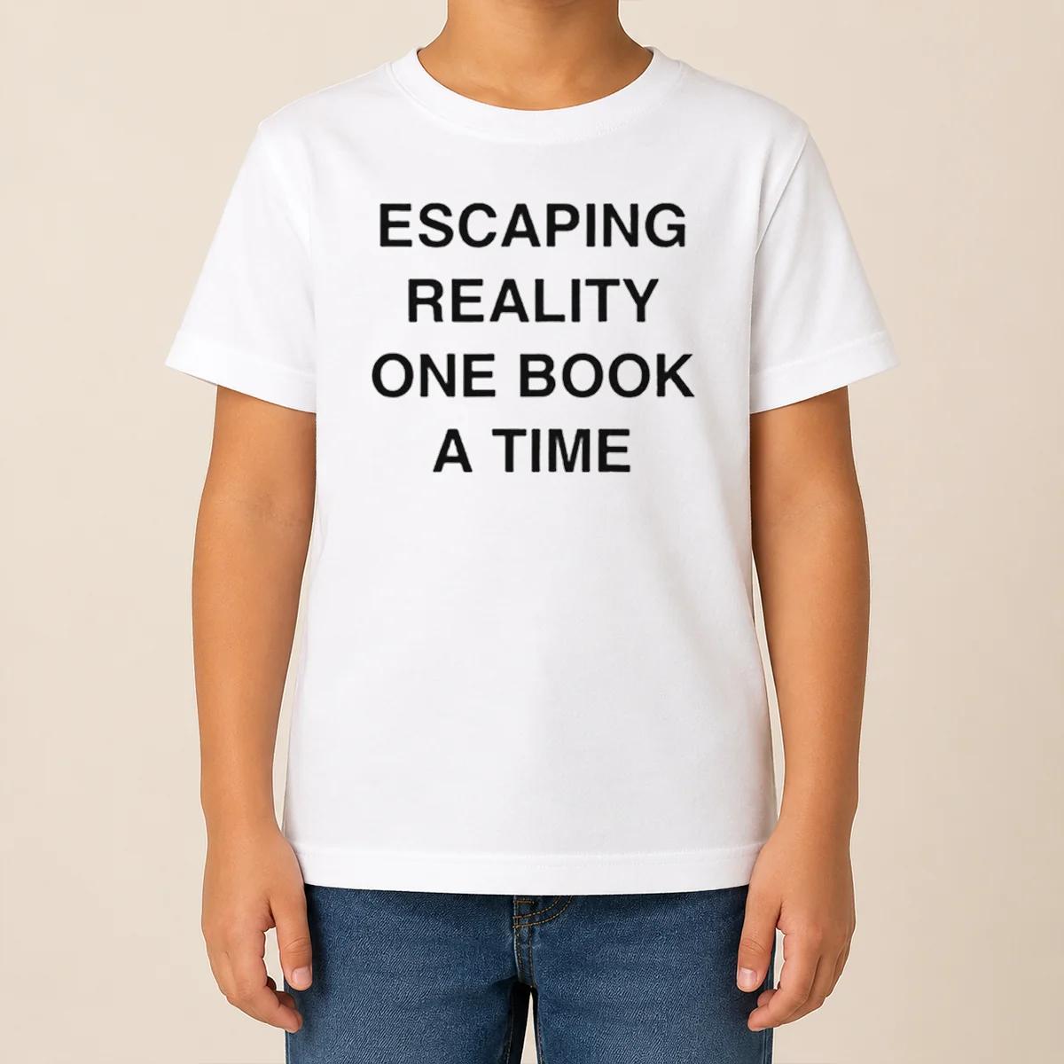 Premium Original Escaping Reality One Book A Time Kids T Shirt Premium Original Escaping Reality One Book A Time Kids T-Shirt