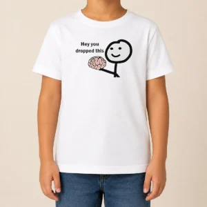 Premium Stickman Hey You Dropped This Kids T-Shirt
