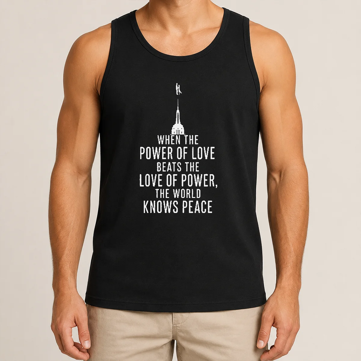 Pretty Awesome When The Power Of Love Beats The Love Of Power The World Knows Peace Tank Top Pretty Awesome When The Power Of Love Beats The Love Of Power The World Knows Peace Tank Top
