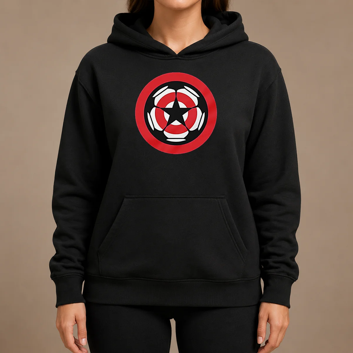 Pretty Captain America Marvel Cinematic Universe UEFA Champions Hoodie Pretty Captain America Marvel Cinematic Universe UEFA Champions Hoodie