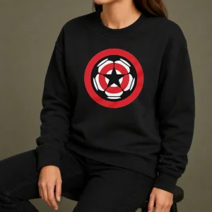 Pretty Captain America Marvel Cinematic Universe UEFA Champions Sweater