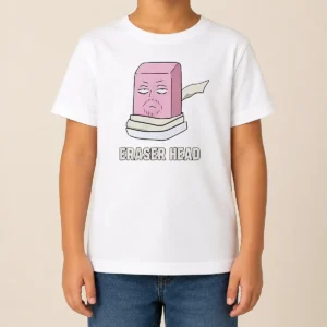 Pretty Eraser Head My Hero Academia Character Shota Aizawa Kids T Shirt featuring colorful anime graphic on a comfortable cotton fabric