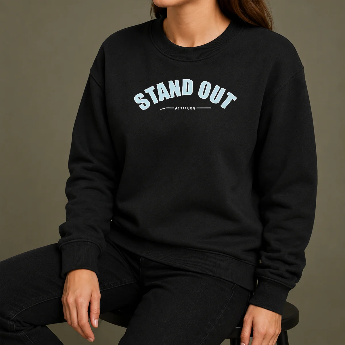 Pretty Funny Stand Out Attitude Sweater Pretty Funny Stand Out Attitude Sweater