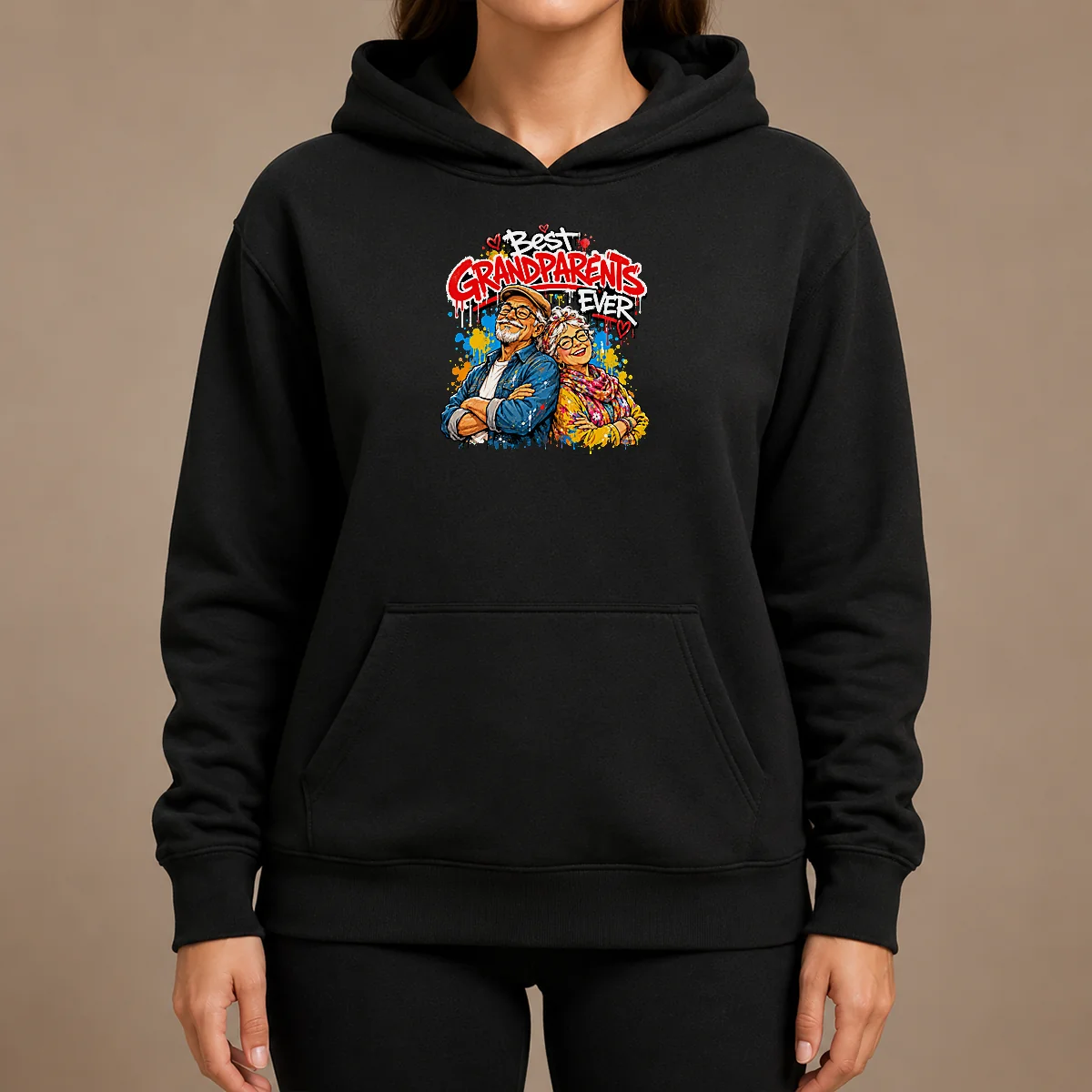 Pretty Hot Grandparents Day Best Grandparents Ever Graffiti Hoodie Pretty Hot Grandparents Day Best Grandparents Ever Graffiti Hoodie