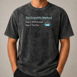 Pretty Hot The Scientific Method Step 1 F Around Step 2 Find Out Washed T-Shirt