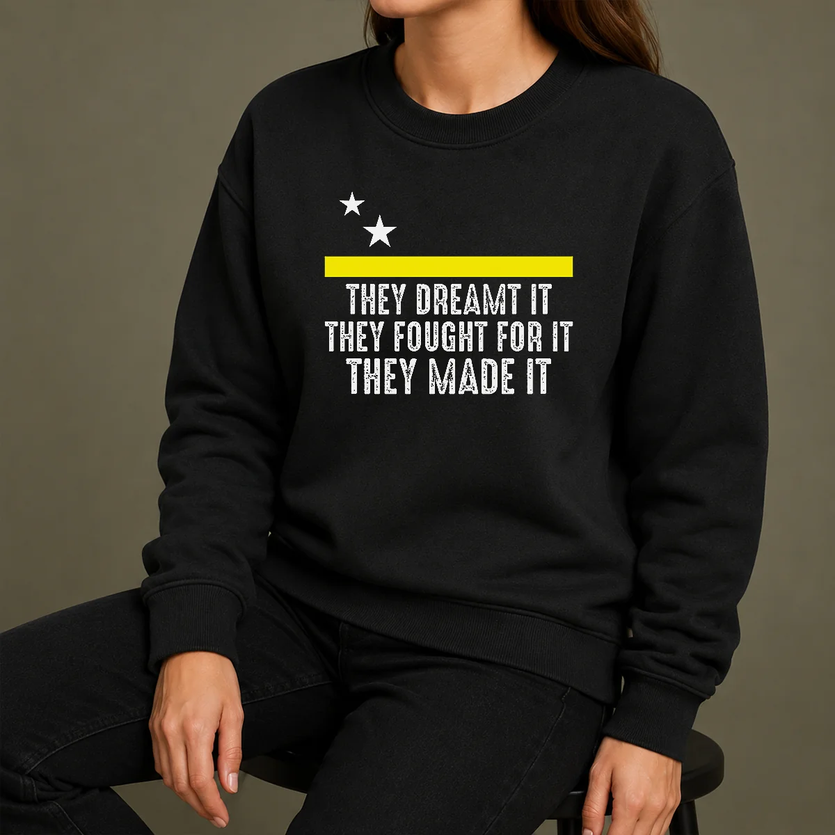 Pretty Hot Uracao Flag They Dreamed It Fought For It Sweater Pretty Hot Uracao Flag They Dreamed It Fought For It Sweater