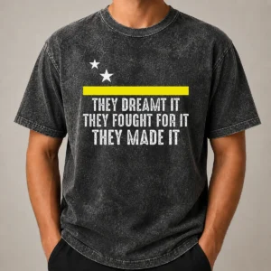 Pretty Hot Uracao Flag They Dreamed It Fought For It Washed T-Shirt