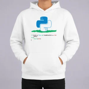 Pretty Python Dont Tread On Me Code Pun Geek Hoodie